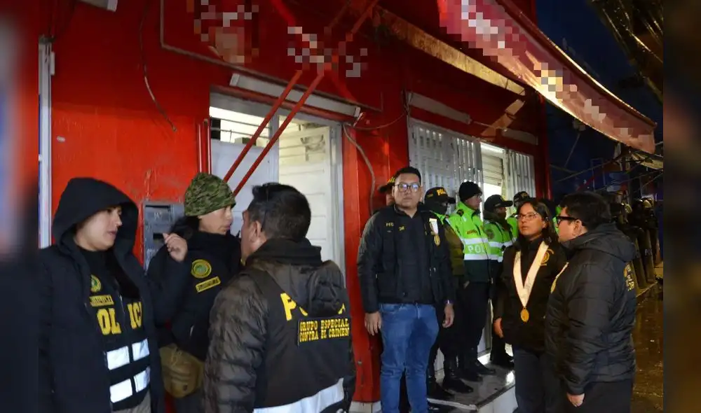 Intervención a Los Tecnológicos del Mantaro. Foto: Ministerio Público