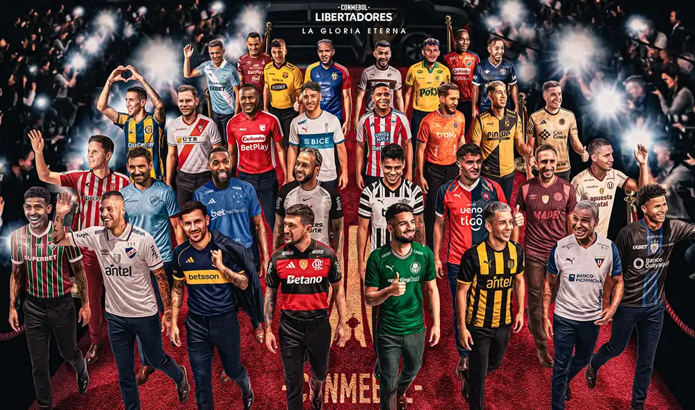 De los 32 equipos que jugarán esta fase de grupos, 10 ya saben lo que es ser campeones del certamen. Foto: Conmebol Libertadores