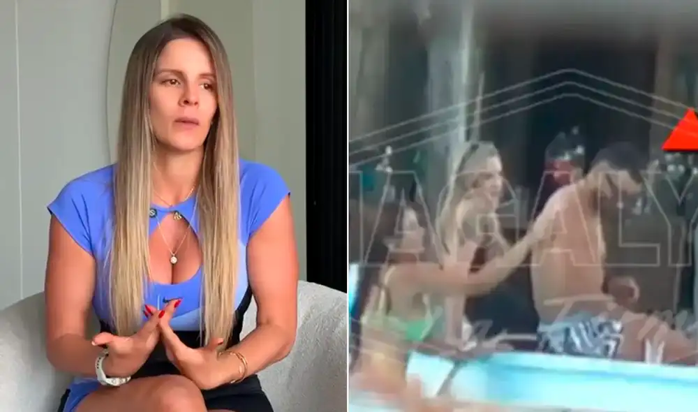 Alejandra Baigorria decidió romper su silencio tras ampay a Said Palao en Argentina. Foto: Composición LR/instagram/ATV.