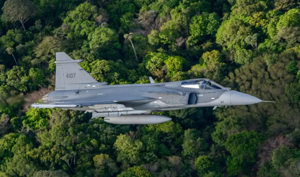 La fábrica sueca Saab ha ofertado 24 cazas Gripen E/F por US$3.500 millones, propuesta que hasta el momento se acerca a los requerimientos de la FAP. Foto: Saab