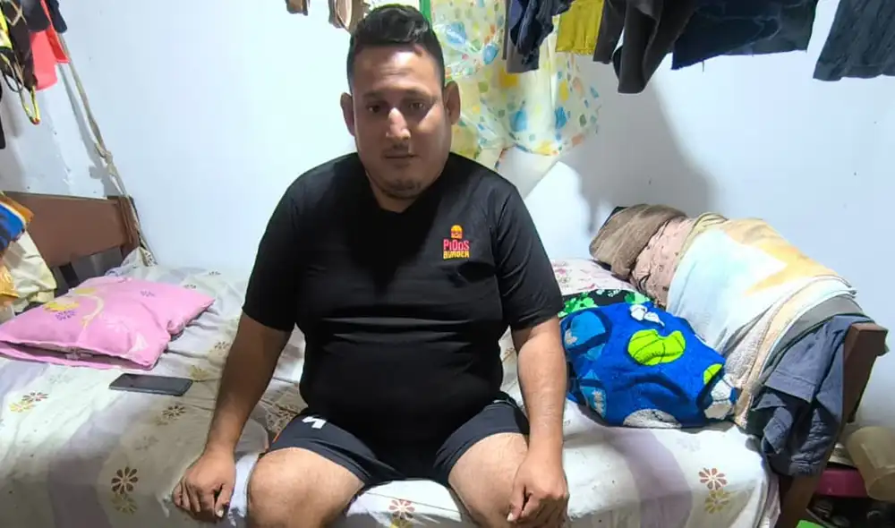 Jorge Cahuachi se recupera en su casa de la herida de bala. Foto: Yazmín Araujo - La República. Jorge Cahuachi se recupera en su casa de la herida de bala. Foto: Yazmín Araujo - La República.