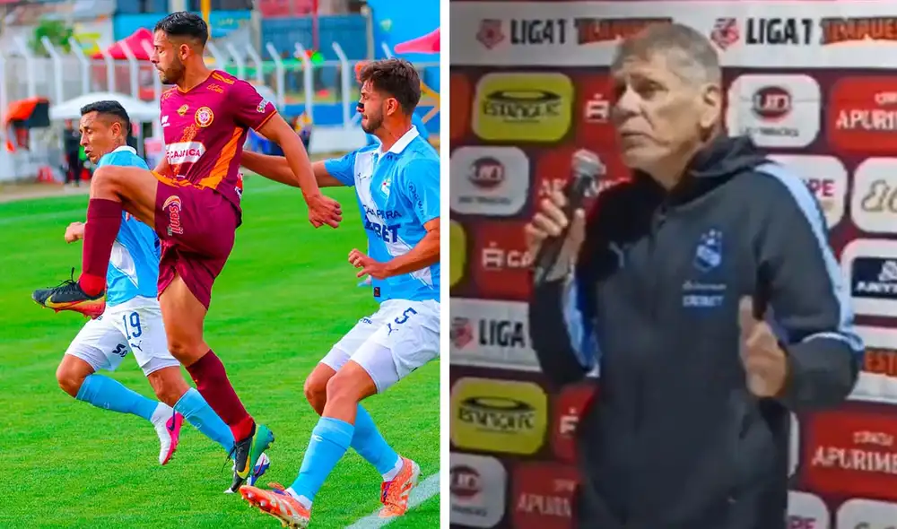 Paulo Autuori lleva 4 derrotas (tres por Liga 1) en 12 partidos con Sporting Cristal este año. Foto: composición de LR/Los Chankas/captura de Luciano Paredes/X