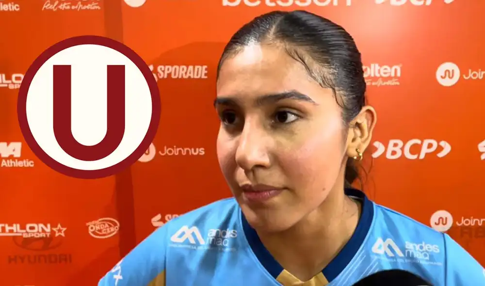 Rachell Hidalgo dijo que la primera derrota contra Universitario las ayudó a reaccionar. Foto: composición de LR/captura de La Cátedra Deportes