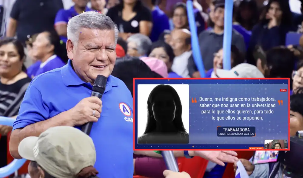 César Acuña: trabajadores de la UCV alertan que son obligados a participar de actividades electorales César Acuña: trabajadores de la UCV alertan que son obligados a participar de actividades electorales