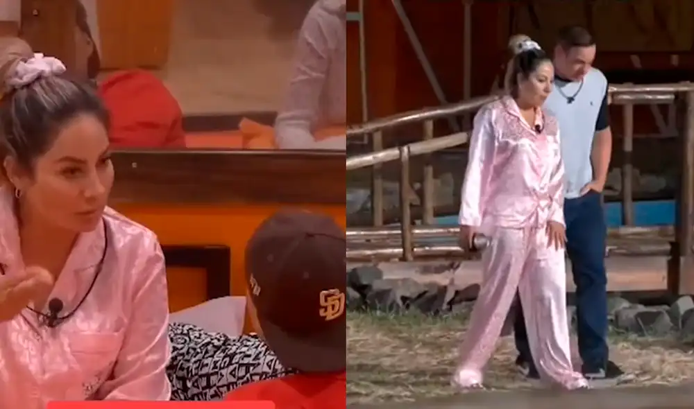 Pamela López estalla contra Paul Michael por reclamos en 'La granja VIP'. Foto: Composición LR/Captura/TikTok