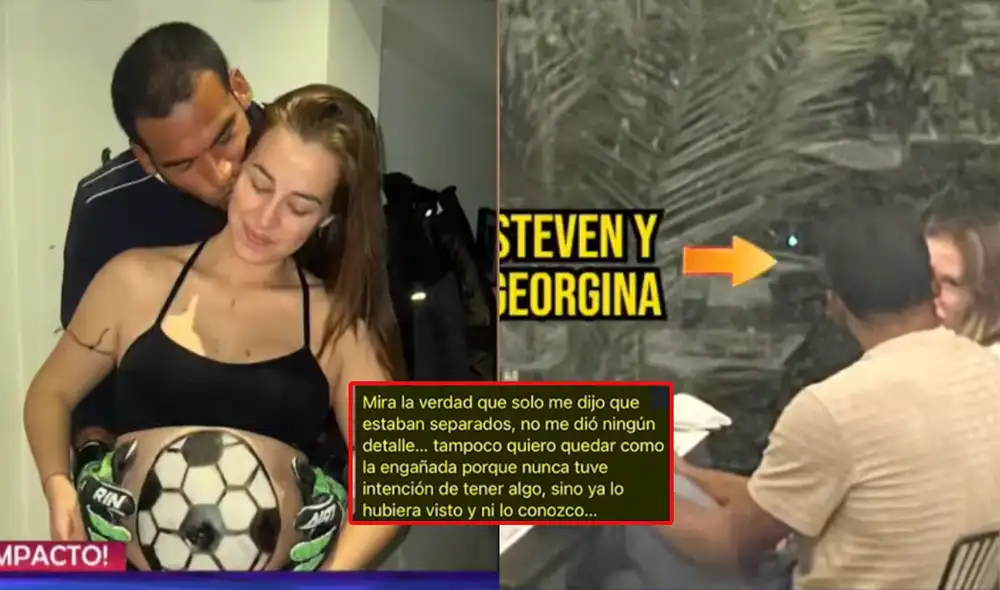 Esposa del arquero de Sport Boys muestra chats con la influencer. Foto: composición LR/ATV