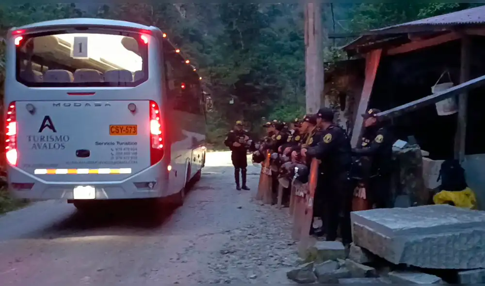 Desalojó de realizó desde tempranas horas. Foto: Difusión