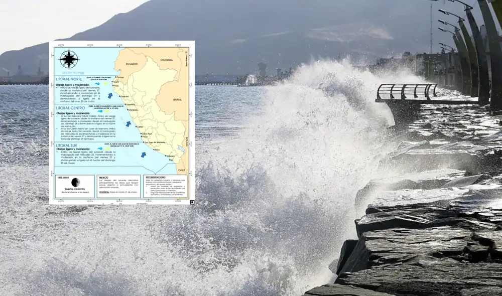 La presencia de este fenómeno se registrará a lo largo de todo el litoral peruano.