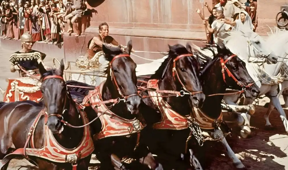 Protagonizada por Charlton Heston, 'Ben-Hur' se estrenó originalmente en 1959.