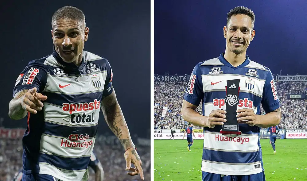Paolo Guerrero  y  Renzo Garcés son titulares habituales en Alianza Lima. Foto: composición/Liga 1