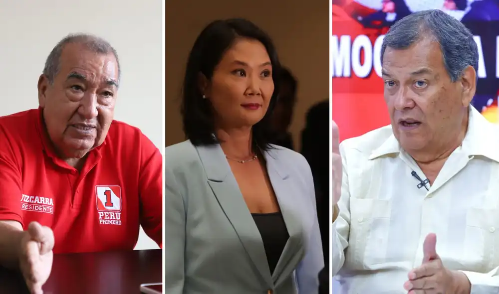 Entre los candidatos que participarán en la tercera fecha se encuentran Keiko Fujimori, Mario Vizcarra y Jorge Nieto. Foto: composición LR