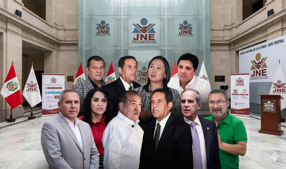 Son 12 los candidatos que participarán en la tercera fecha del debate. Foto: Nano Banana