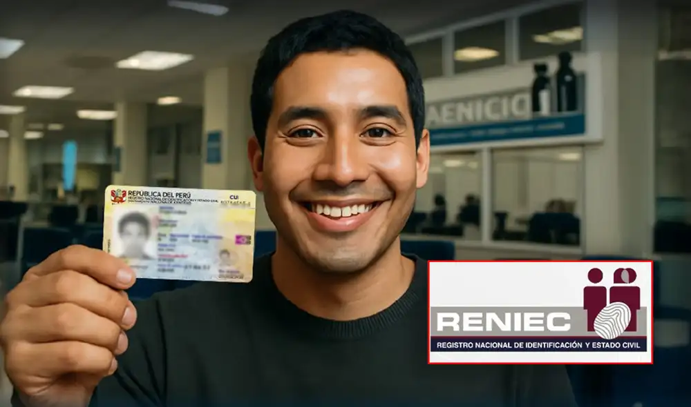 Reniec informa horarios de atención para entrega de DNI.