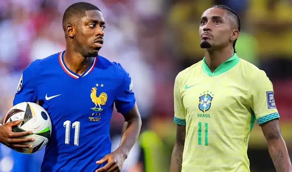 Francia y Brasil se perfilan como candidatos para ganar el próximo Mundial. Foto: composición LR/AFP