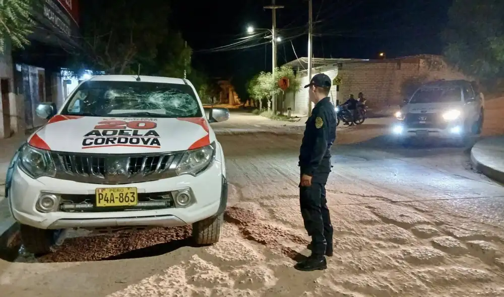 El partido denunció que el vehículo de una de las candidatas fue atacado. Foto: Difusión