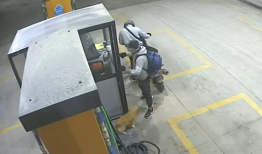 Sujetos armados asaltaron estación de servicio el jueves 26 de marzo. Foto: difusión. Sujetos armados asaltaron estación de servicio el jueves 26 de marzo. Foto: difusión.