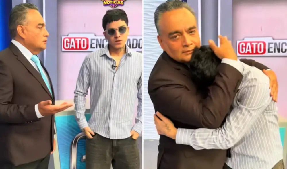 Jorge Benavides y Cristorata se reencuentran en el programa 'JB noticias'. Foto: composición LR/TikTok/Panamericana TV Jorge Benavides y Cristorata se reencuentran en el programa 'JB noticias'. Foto: composición LR/TikTok/Panamericana TV