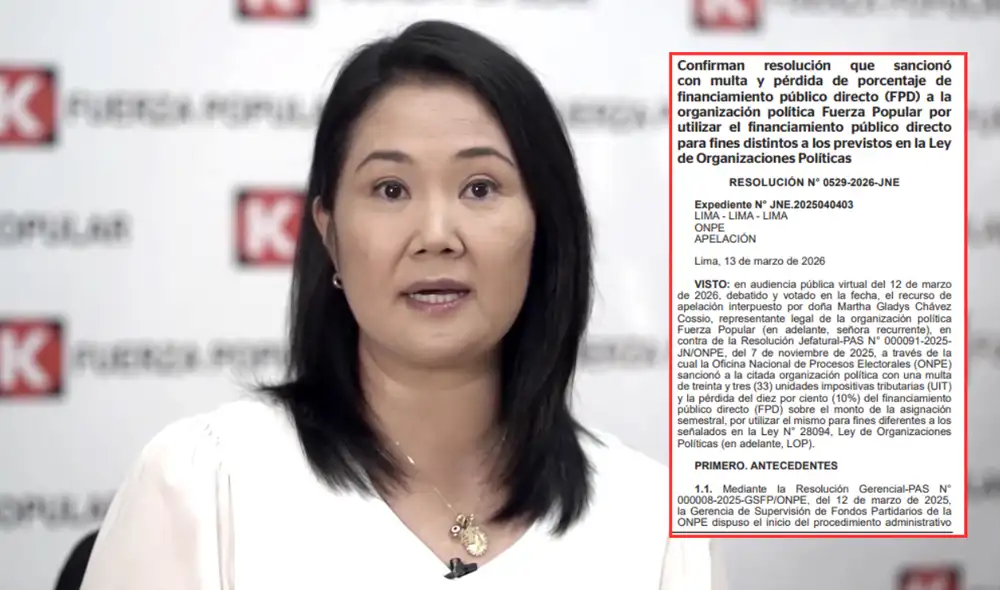 Keiko Fujimori, lideresa del partido Fuerza Popular. Keiko Fujimori, lideresa del partido Fuerza Popular.