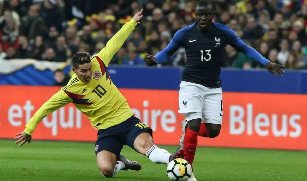 Colombia se mide a Francia en un atractivo partido amistoso. Foto: Lr/ESPN