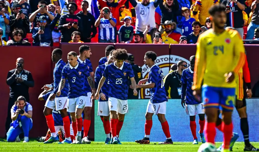 Francia aplastó 3-1 a Colombia y con suplentes. Foto: Lr/ESPN