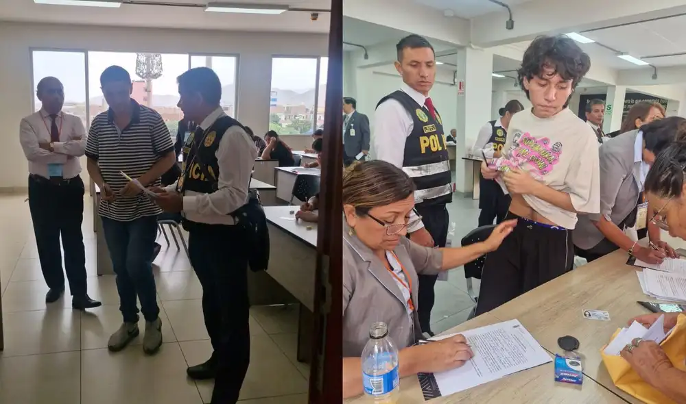 La Policía Nacional del Perú desarticuló a la banda criminal Los Intelectuales de las Universidades, dedicada a manipular exámenes de admisión en la UNFV. Ocho personas fueron detenidas. La Policía Nacional del Perú desarticuló a la banda criminal Los Intelectuales de las Universidades, dedicada a manipular exámenes de admisión en la UNFV. Ocho personas fueron detenidas.