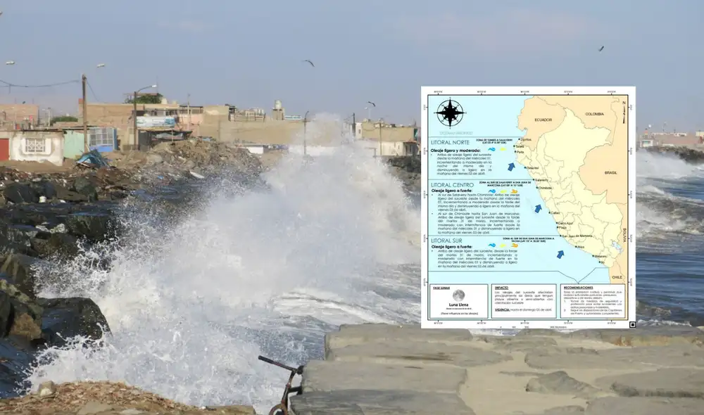 Oleajes anómalos continuarán en el mar de la costa peruana. Oleajes anómalos continuarán en el mar de la costa peruana.