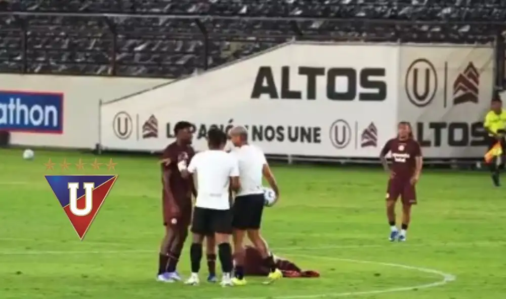 Sekou Gassama se casi se va a las manos contra Deyverson. Foto: Lr/Universitario Sekou Gassama se casi se va a las manos contra Deyverson. Foto: Lr/Universitario