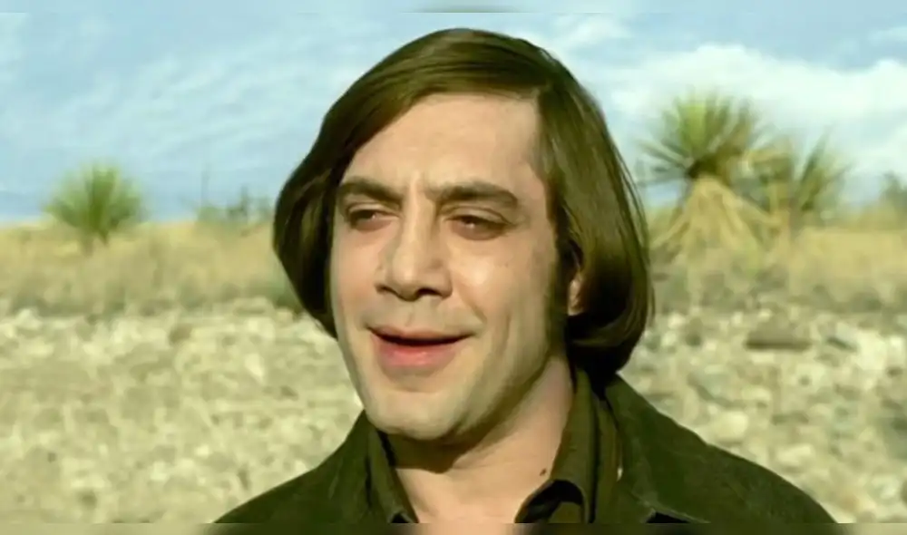 Javier Bardem como Anton Chigurh en "No Country for Old Men" (2008). Imagen: Difusión.