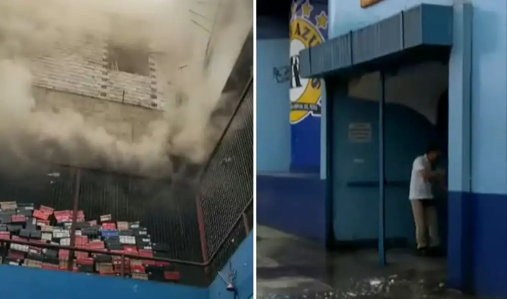 Incendio en Polvos Azules.