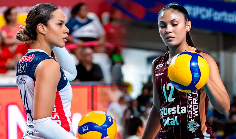 Universitario de Deportes todavía no puede ganarle a San Martín en la temporada. Foto: composición LR/Liga Peruana de Vóley