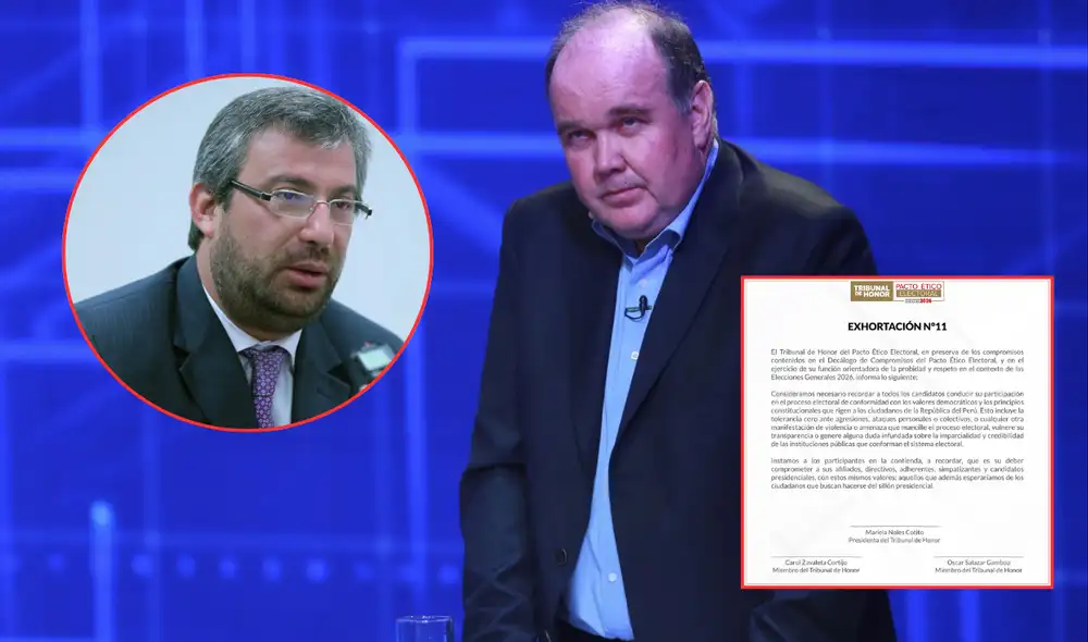 Rafael López Aliaga amenazó a Piero Corvetto, jefe de la ONPE.