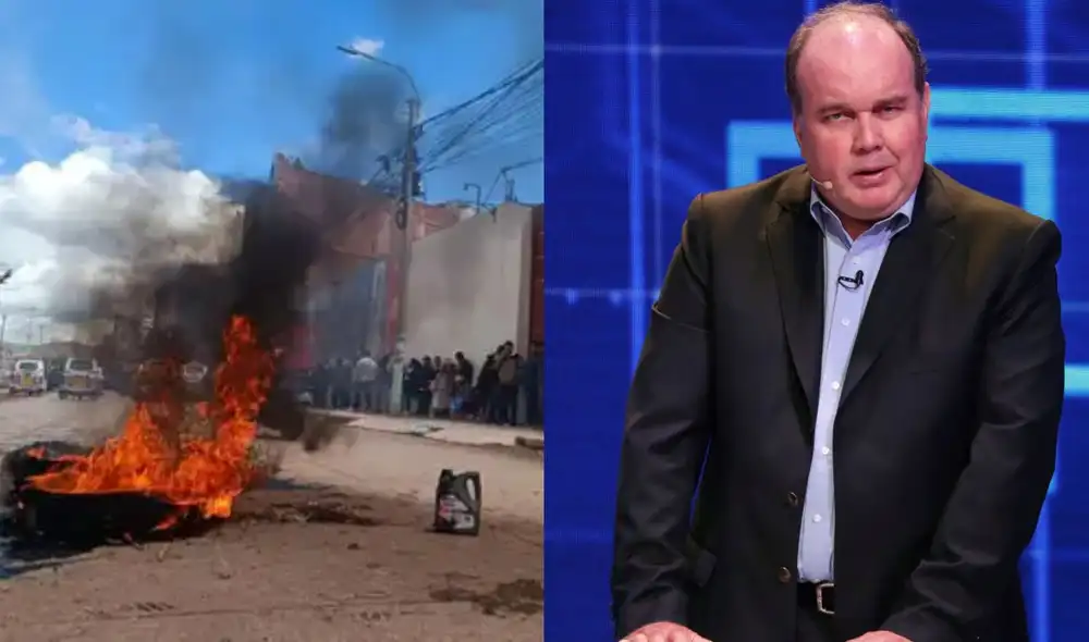 Rafael López Aliaga atacó a medios periodísticos tras protestas en su contra en Puno | Composición: LR.