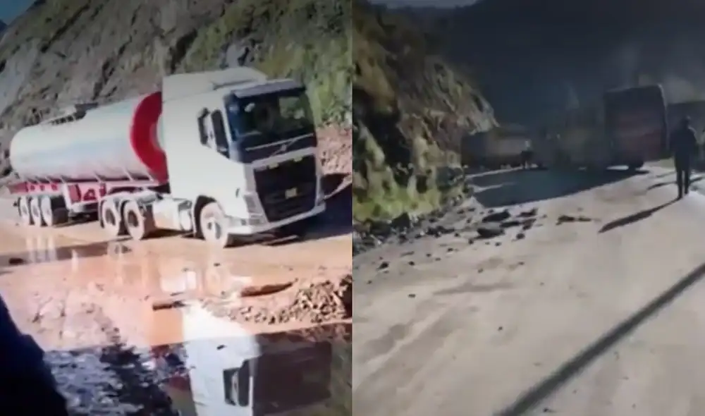 Tres huaicos bloquean la Carretera Central en San Rafael, Huánuco, dejando varados a cientos de pasajeros y deteniendo el tránsito hacia el centro del país en plena Semana Santa.