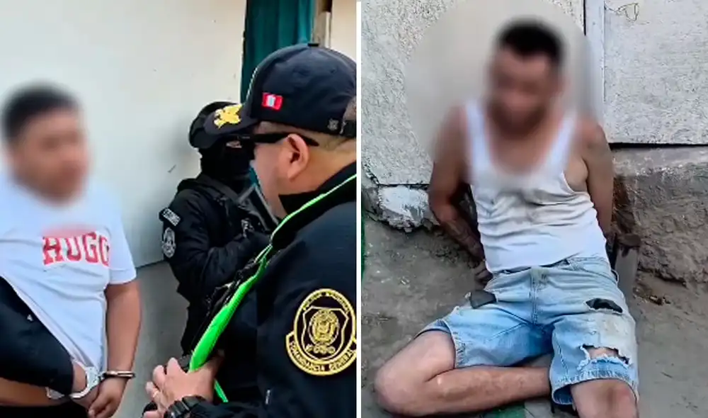 Los implicados intentaron darse a la fuga cuando fueron detenidos por los efectivos policiales.