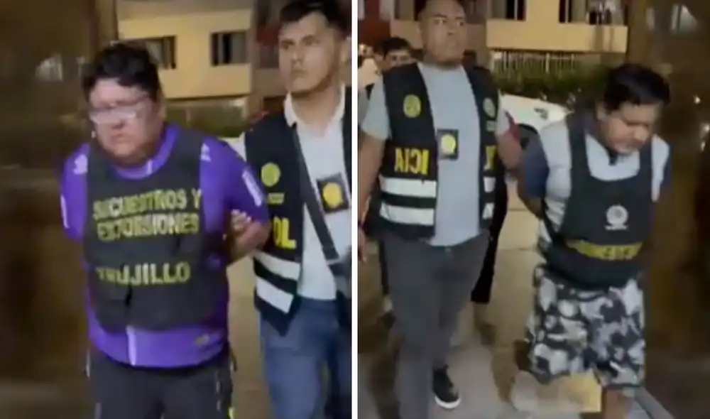 Sujetos permanecen bajo custodia de la División de Investigación Criminal de Trujillo