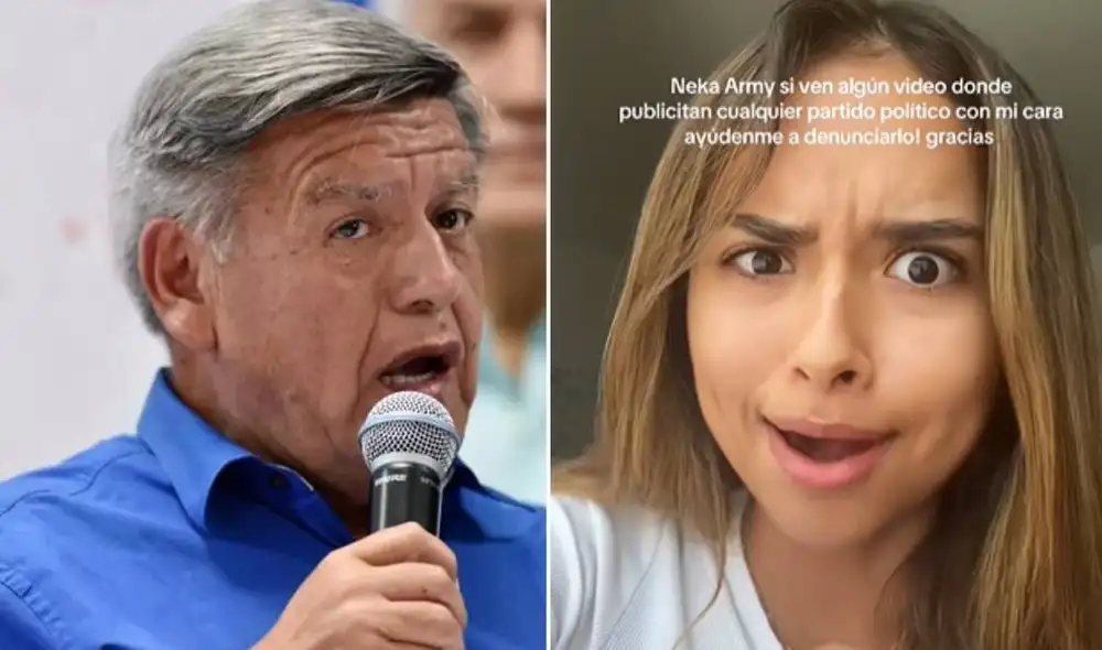 Lucianeka niega apoyo a César Acuña tras video viral y deja abierta la posibilidad de hacer una denuncia: "Salido totalmente de contexto"