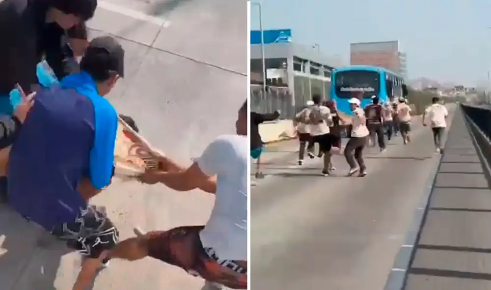 En diferentes puntos de Lima, hinchas protagonizaron peleas previo al clásico del fútbol En diferentes puntos de Lima, hinchas protagonizaron peleas previo al clásico del fútbol