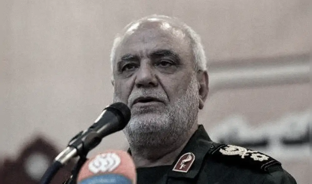 La figura militar había sido recientemente nombrada tras el fallecimiento de su predecesor, Mohammad Kazemi. Foto: Today.