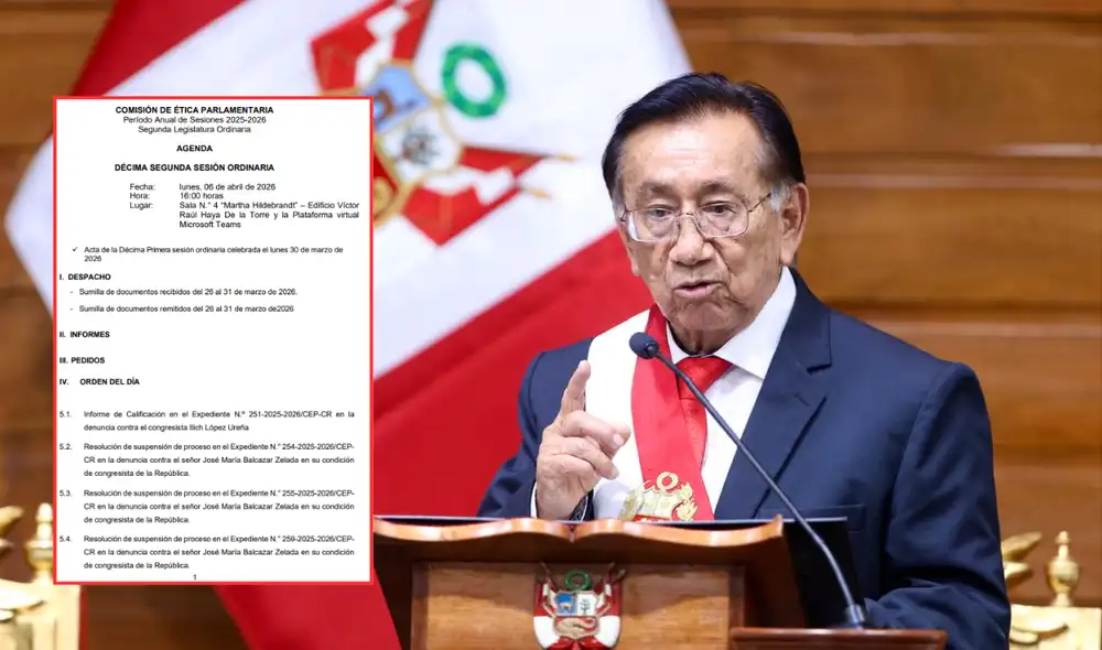 Durante la sesión de la Comisión de Ética se definirá si se suspenden las denuncias contra José María Balcázar.