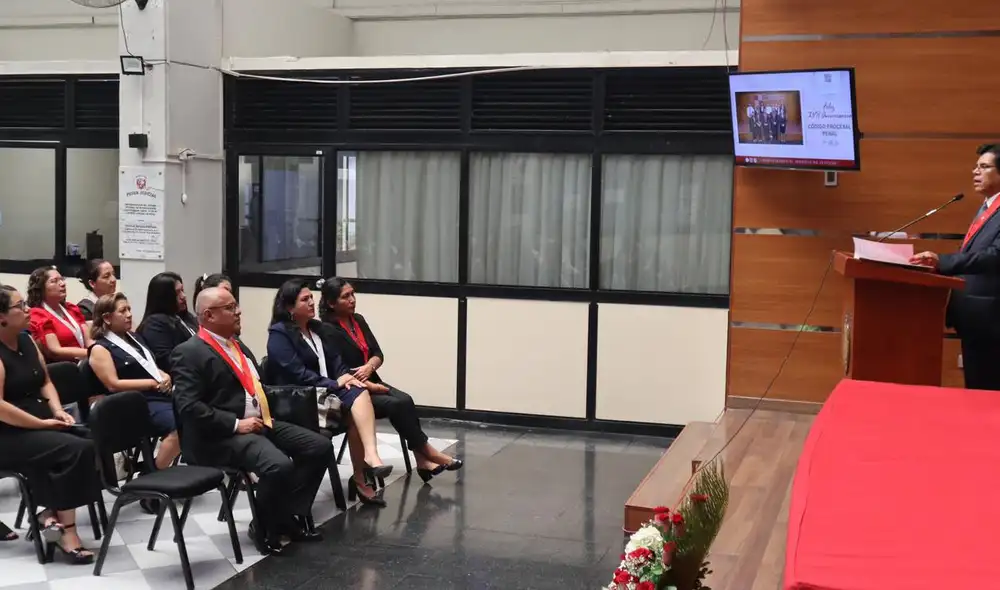 El presidente de la Corte de Piura instó a continuar con el trabajo proactivo y a prepararse para futuras implementaciones. Fuente: Difusión.