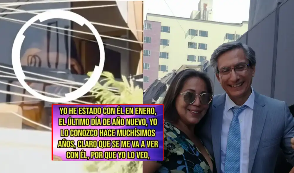 Federico Salazar y Erika Manrique estuvieron en el departamento de ella, ubicado en La Molina, por espacio de tres horas, el 31 de marzo. Foto: Composición LR/ATV.