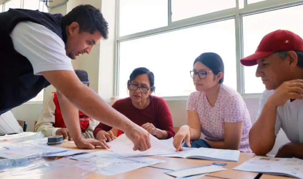 La ONPE realizó dos jornadas de capacitación presencial el último 5 de abril y 29 de marzo. Foto: ONPE