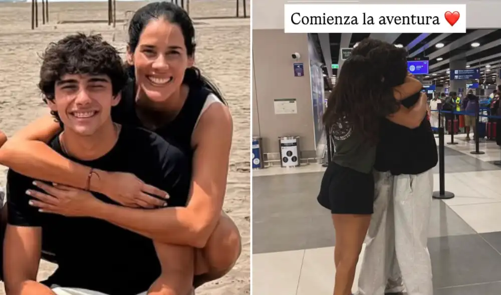 Gianella Neyra compartió emotiva despedida de su hijo. Foto: composición LR/Instagram