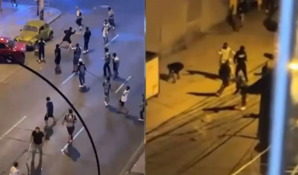 Barristas de Universitario de Deportes y Sporting Cristal protagonizan una violenta batalla en la avenida Venezuela, en Breña, dejando daños significativos a su paso.