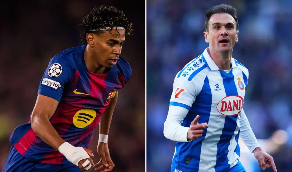 Barcelona y Espanyol se enfrentan en el derbi catalán. Foto: LaLiga/composición LR