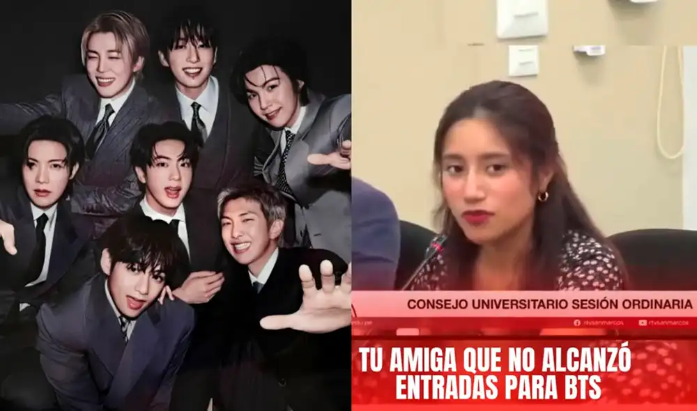 Durante una sesión del consejo universitario, se presentó un pedido formal a la rectora Jerí Ramón para reevaluar el reconocimiento a la famosa boyband surcoreana por sus acciones sociales. Durante una sesión del consejo universitario, se presentó un pedido formal a la rectora Jerí Ramón para reevaluar el reconocimiento a la famosa boyband surcoreana por sus acciones sociales.