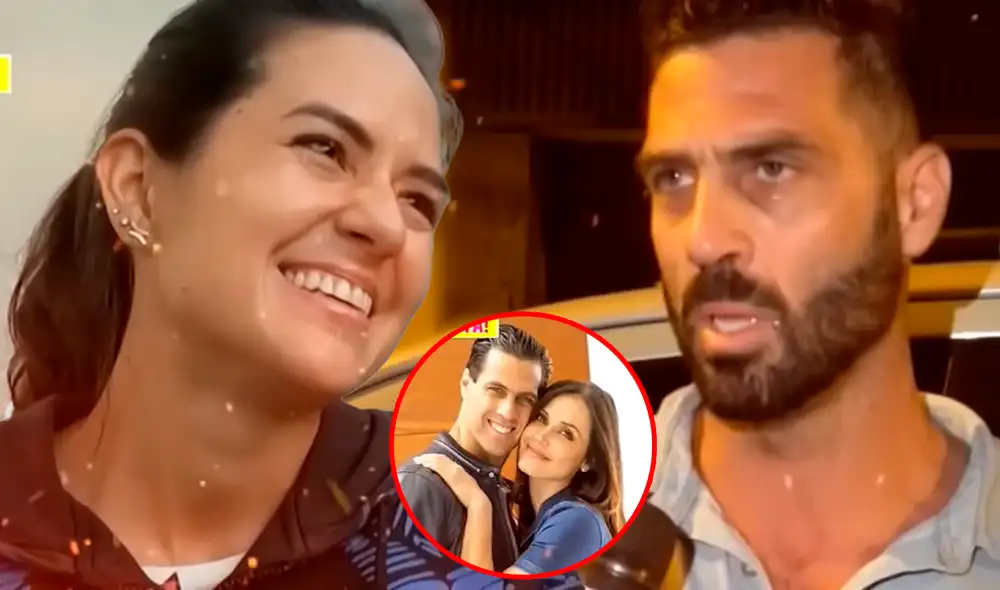 María Pía Vallejos ya había mostrado todo su aprecio y cariño por Gustavo Salcedo. Foto: Composición LR/Captura/YouTube