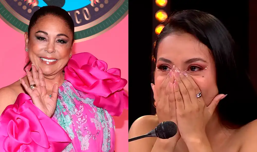 Lita Pezo recibió una emotiva sorpresa en 'Yo soy' al escuchar una llamada de su ídola, Isabel Pantoja, quien la invitó a cantar con ella. Fotos: difusión/captura Latina