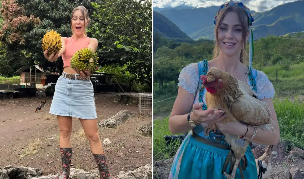 Ducelia Echevarría muestra su nueva vida en Pozuzo. Foto: composición LR/Instagram Ducelia Echevarría muestra su nueva vida en Pozuzo. Foto: composición LR/Instagram