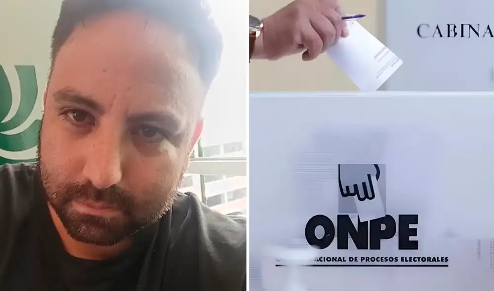 Gianfranco Pérez fue elegido como presidente de su mesa de votación. Foto: Composición LR/Captura/Instagram